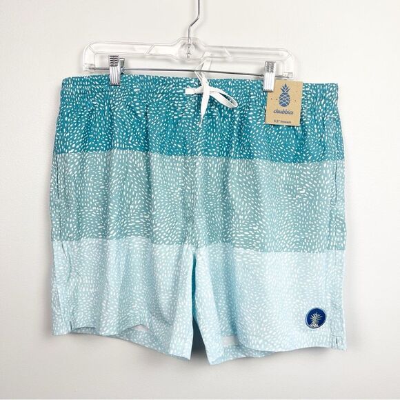 NWT Chubbies The Whale Sharks 5.5” classic swim trunk XL - Picture 1 of 7